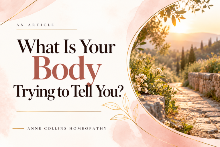 What is your body trying to tell you?